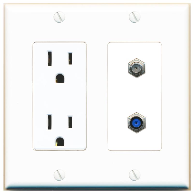 COAX F81 Wall Plate [White]