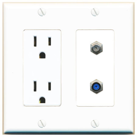COAX F81 Wall Plate [White]
