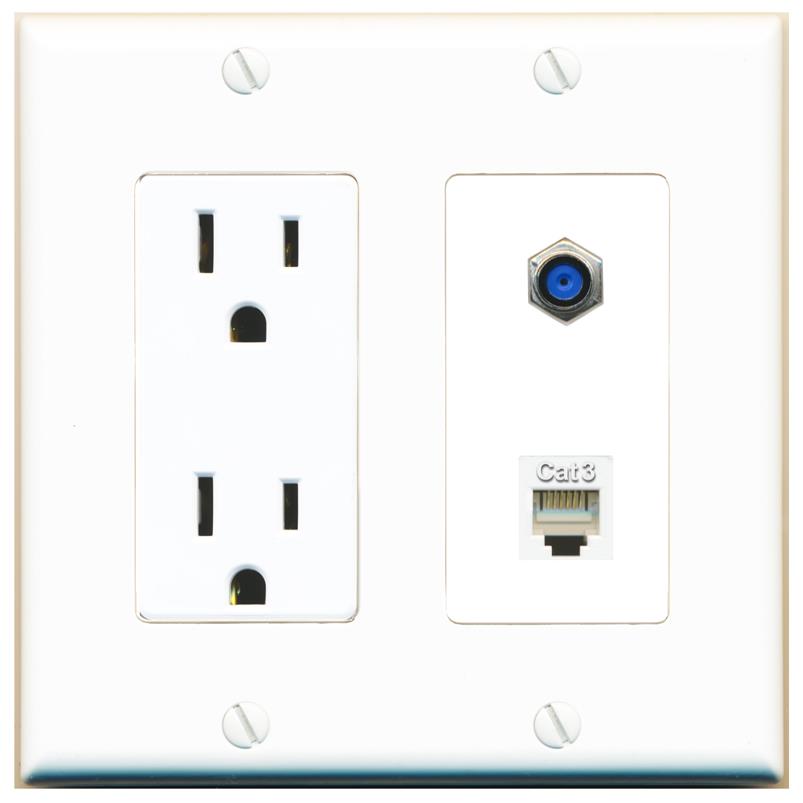 F81 PHONE Wall Plate [White]