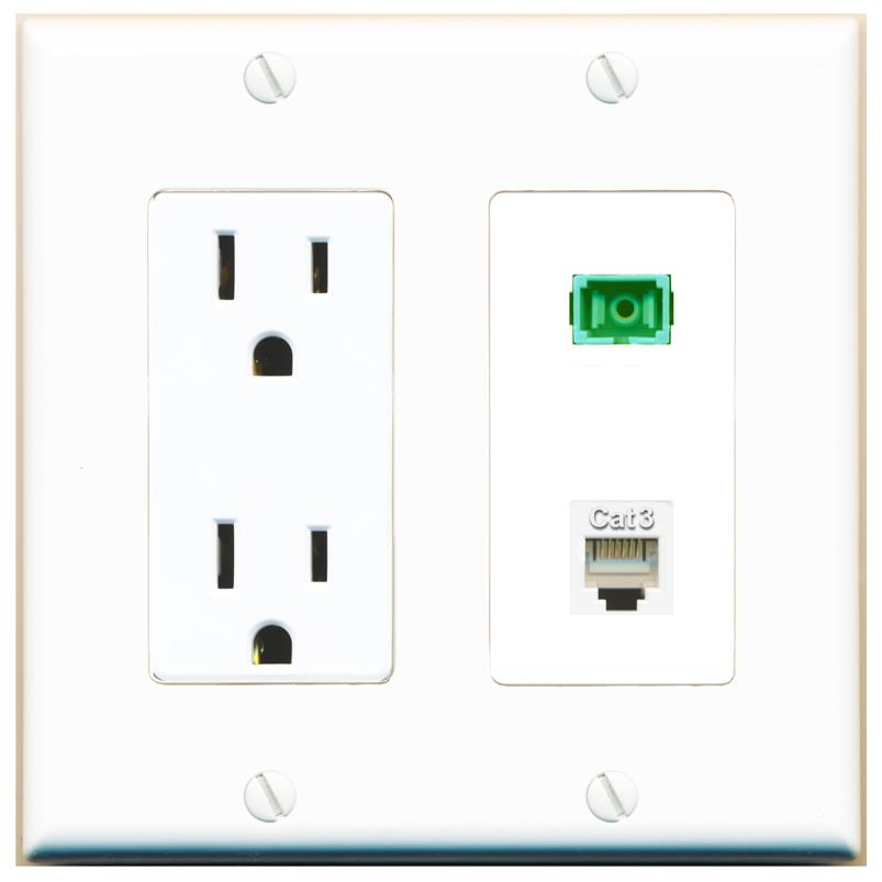 PHONE SC-APC-SX Wall Plate [White]
