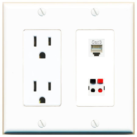 PHONE SPEAKER Wall Plate [White]