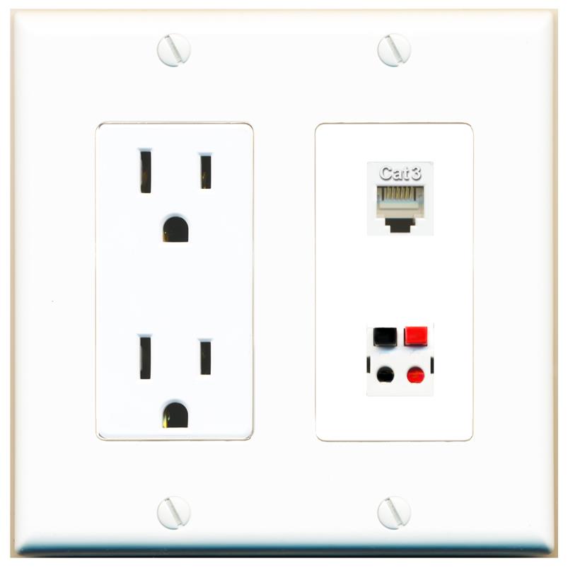 PHONE SPEAKER Wall Plate [White]