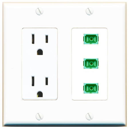 3 SC-APC-SX Wall Plate [White]