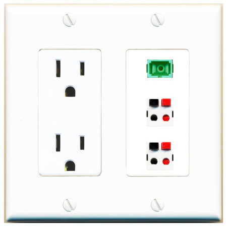 1 SC-APC-SX 2 SPEAKER Wall Plate [White]
