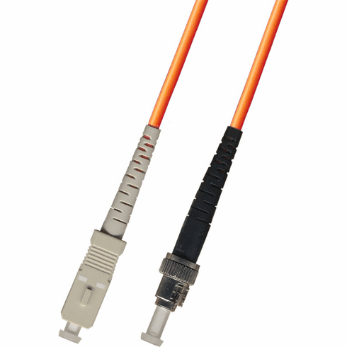 20M SC-ST Simplex Multimode Fiber Optic Cable 50/125 Armored