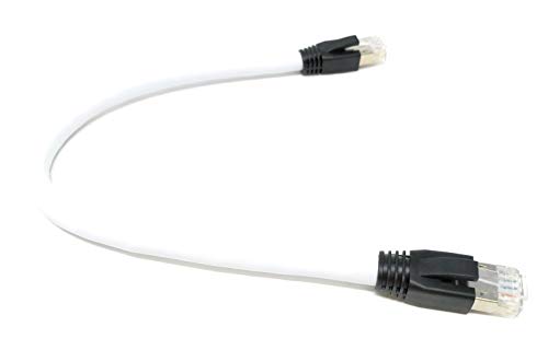 RiteAV - Cat8 Network Ethernet Cable - White - 15ft
