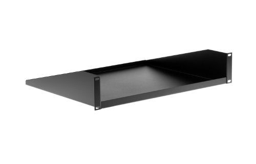 Gruber 19" Rack Mount Shelf, Cantilever, Black,, 34-105000-GEN1K