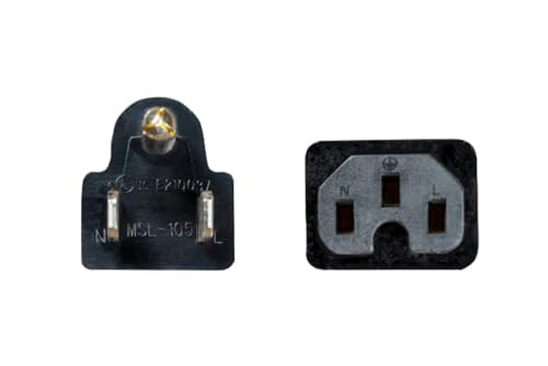 RiteAV - Gas Range Power Cord for Wolf GR304, Black (10 Feet)