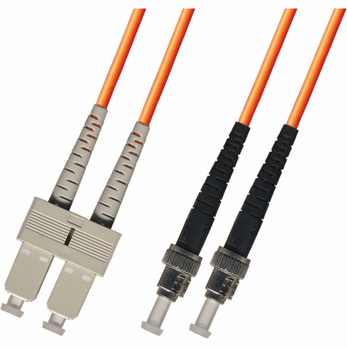 30M SC-ST Duplex Multimode Fiber Optic Cable 50/125 Armored