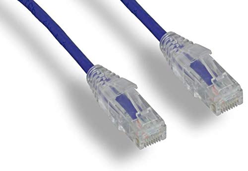 RiteAV - Ultra Slim, Fluke Tested Cat6 High Density Network Ethernet Cable - Purple - 6ft (10 Pack)