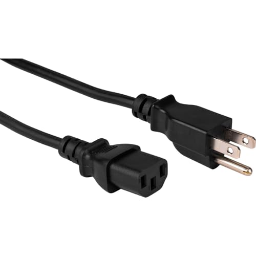 RiteAV - ION Amplifier Power Cord for Block Rocker, Guitar Amp, Job Rocker, Explorer Portable Speaker System, iPA76C, iPA76A, iPA76S, IPA23, Block Party (Long Lengths) (20 Feet)