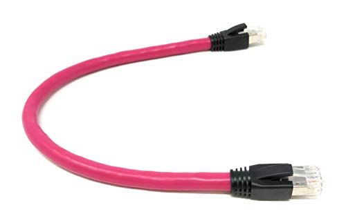 RiteAV - Cat8 Network Ethernet Cable - Red - 0.5ft