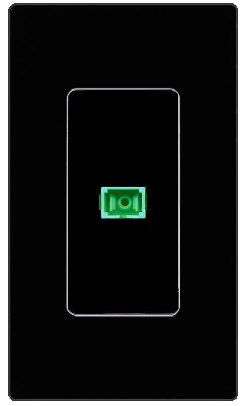 RiteAV SC-APC-SX Wall Plate Screwless Frame [Black]