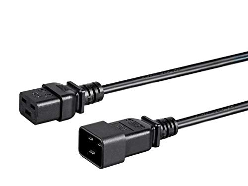 Monoprice 6ft 14AWG Power Extension Cord, 15A (IEC-320-C19 to IEC-320-C20)