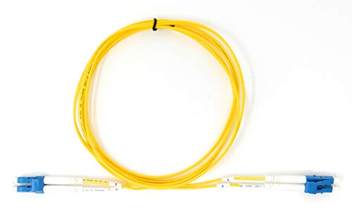 Ultra Spec 100 Meter Singlemode Duplex 1.6mm High Density Fiber Optic Cable (9/125) - LC to LC - Yellow