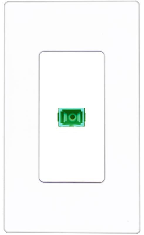 RiteAV SC-APC-SX Wall Plate Screwless [White]