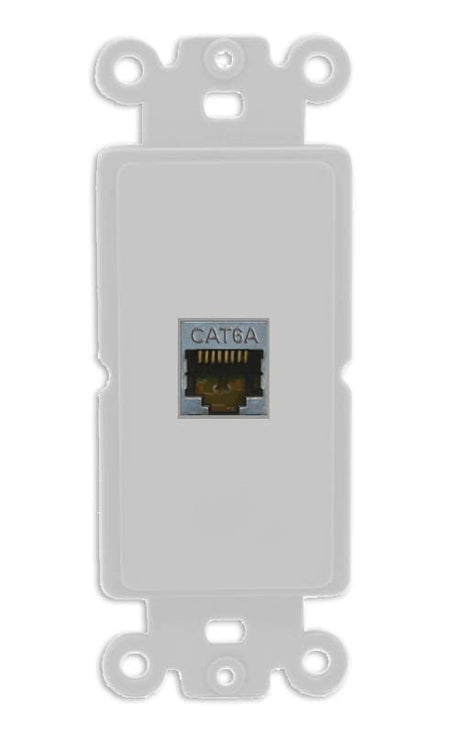 RiteAV 1 Port Cat6A Wall Plate - Rocker [Gray/Gray]