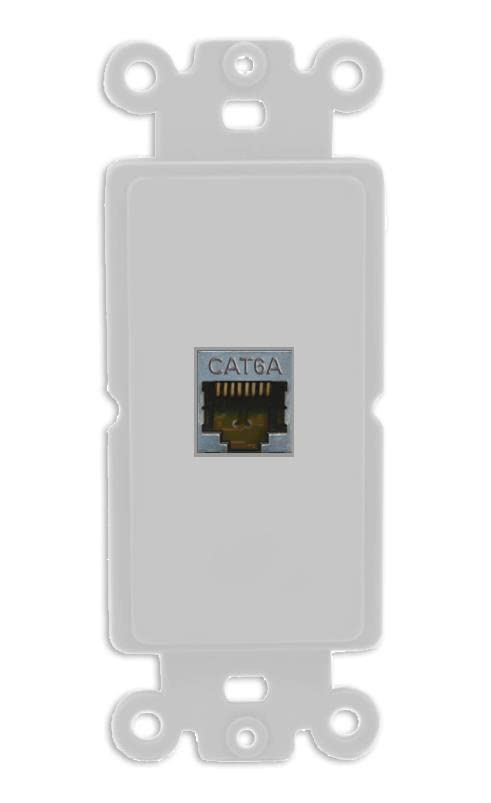 RiteAV 1 Port Cat6A Wall Plate - Rocker [Gray/Gray]