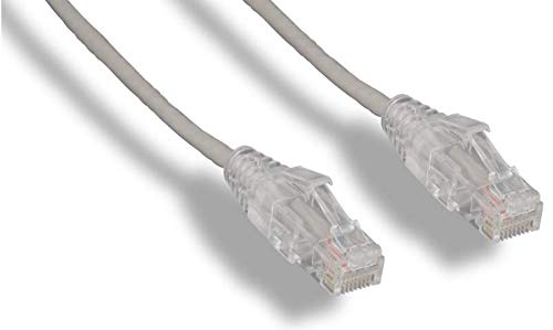 RiteAV - Ultra Slim, Fluke Tested Cat6 High Density Network Ethernet Cable - Gray - 7ft (10 Pack)