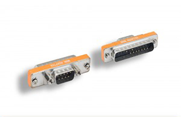 DB9 M to DB25 M AT Modem Mini Adapter