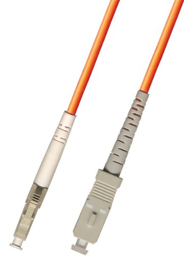 5M - Multimode Simplex Fiber Optic Cable (50/125) - LC to SC