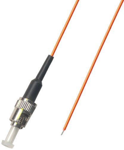 Ultra Spec Cables Fiber Optic Pigtail ST/PC Multimode Simplex 1M 62.5/125 for Splice