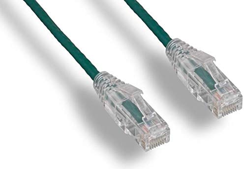 RiteAV - Ultra Slim, Fluke Tested Cat6 High Density Network Ethernet Cable - Green - 20ft (10 Pack)