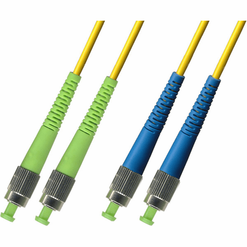 350M FC APC to FC UPC Duplex Singlemode Fiber Optic Cable 9/125