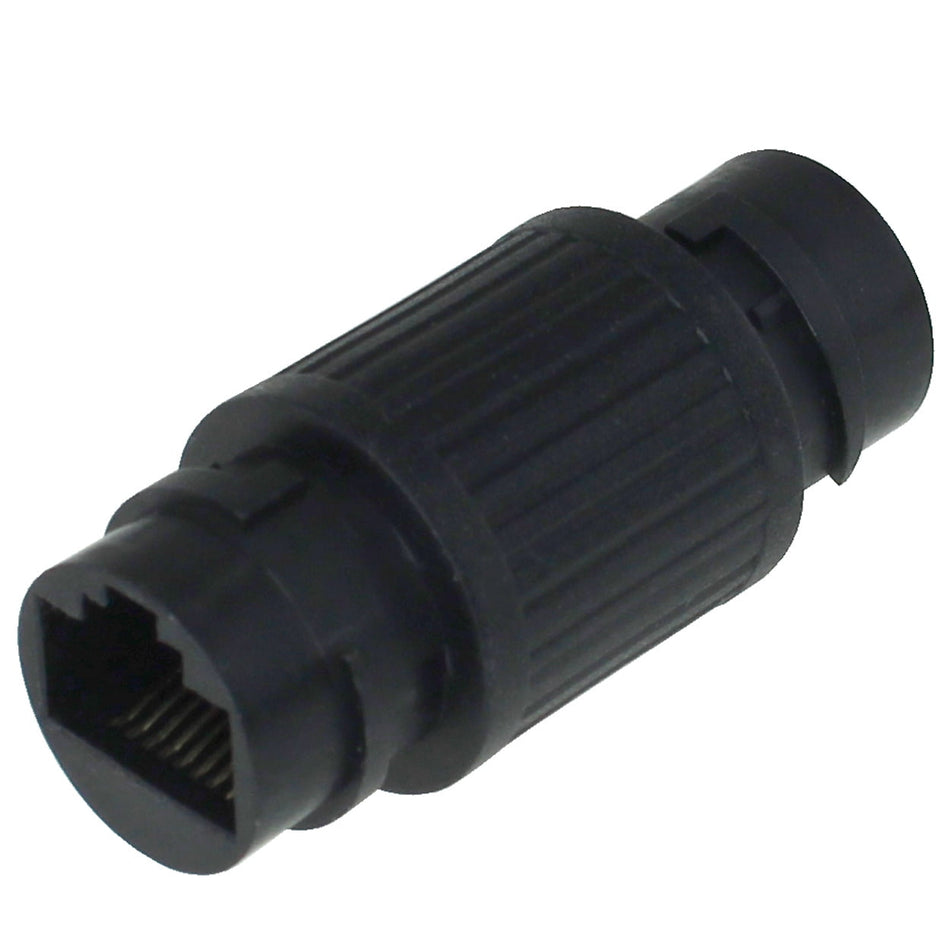 RiteAV - Waterproof Dustproof 8P8C(CAT 5E/6) Female to Female Coupler - Black