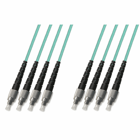 3M FC-FC Multimode Fiber Optic Cable 50/125 10 Gigabit 4 Strand (10GB)