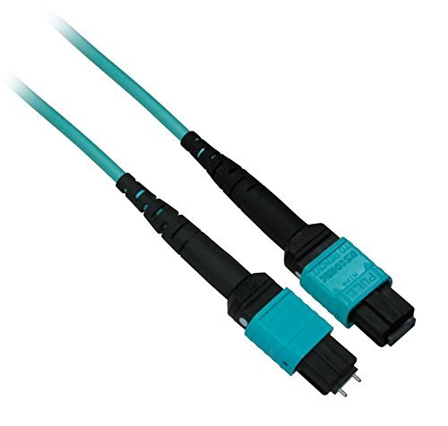Ultra Spec - MTP 10Gb 50/125 OM4 Multimode Fiber Optic Cable Plenum (OFNP) 8 Strand Fiber - 50 Meter Male to Female Type A