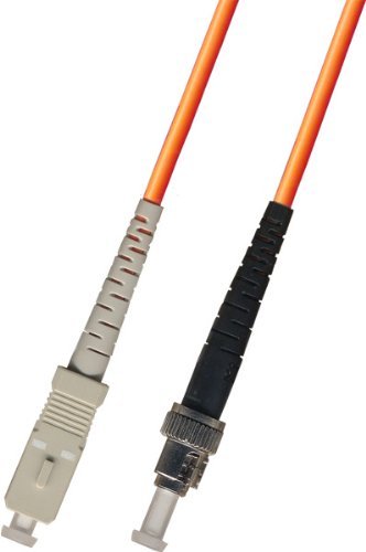 75M Multimode Simplex Fiber Optic Patch Cable Cord (62.5/125) - SC to ST