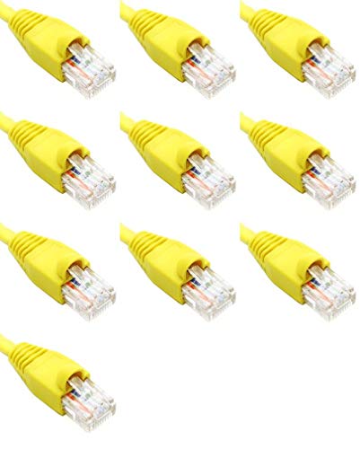 Cat6 Ethernet Network Patch Cables Gray RJ45 m/m (10 Pack)