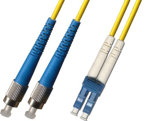 50M Singlemode Duplex Fiber Optic Cable (9/125) - FC to LC