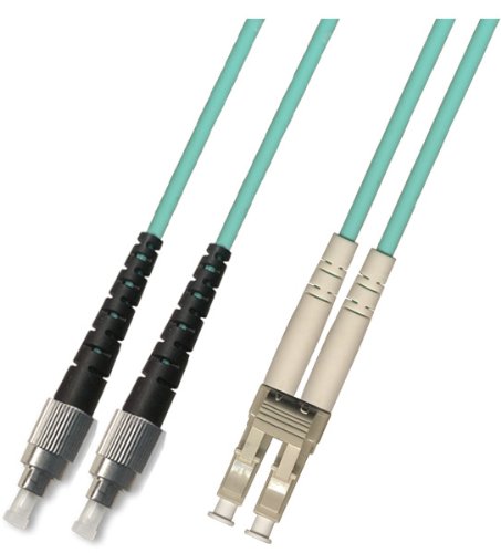 50M - 10 Gigabit (10Gb) OM3 Duplex Fiber Optic Cable (50/125) - FC to LC
