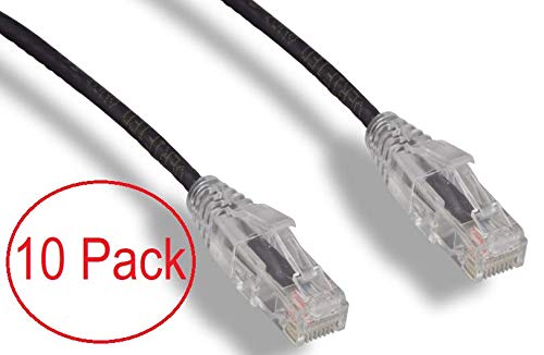 RiteAV Cat6 Crossover Ethernet Cable - 5 Foot Red Network Cable For PC To PC Connection