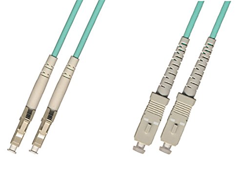 RiteAV - Direct Burial/Outdoor LC-SC 2-Strand Fiber Optic Cable - 10Gb Multimode (50/125) - 25M