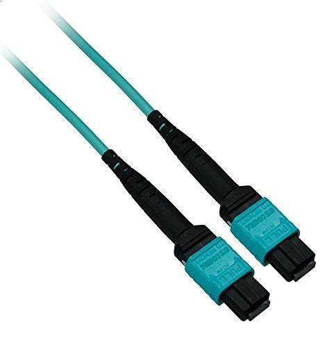 Ultra Spec - MTP 100Gb 50/125 OM4 Multimode Fiber Optic Cable Plenum (OFNP) 24 Fiber - 2 Meter Female to Female Type B