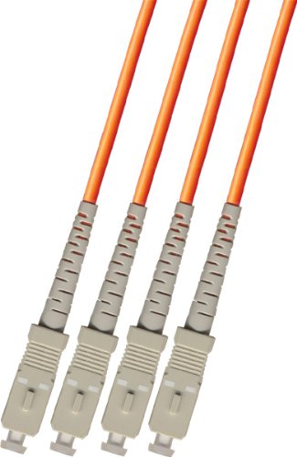 10M Outdoor Multimode 4 Strand Fiber Optic Cable 62.5/125 - SC to SC