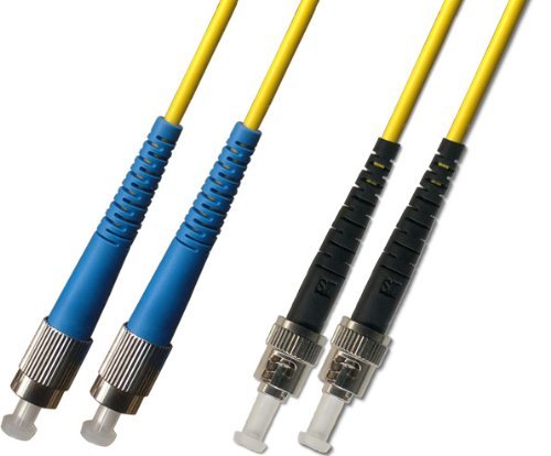 15M - Singlemode Duplex Fiber Optic Cable (9/125) - FC to ST