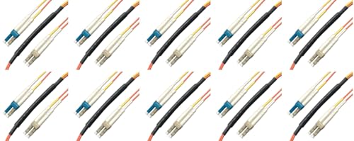 Ultra Spec Cables 3M LC/LC Mode Conditioning Fiber Optic Cable (9/125-62.5/125) (10 Pack)