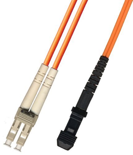 50M Multimode Duplex Fiber Optic Cable (50/125) - LC to MTRJ