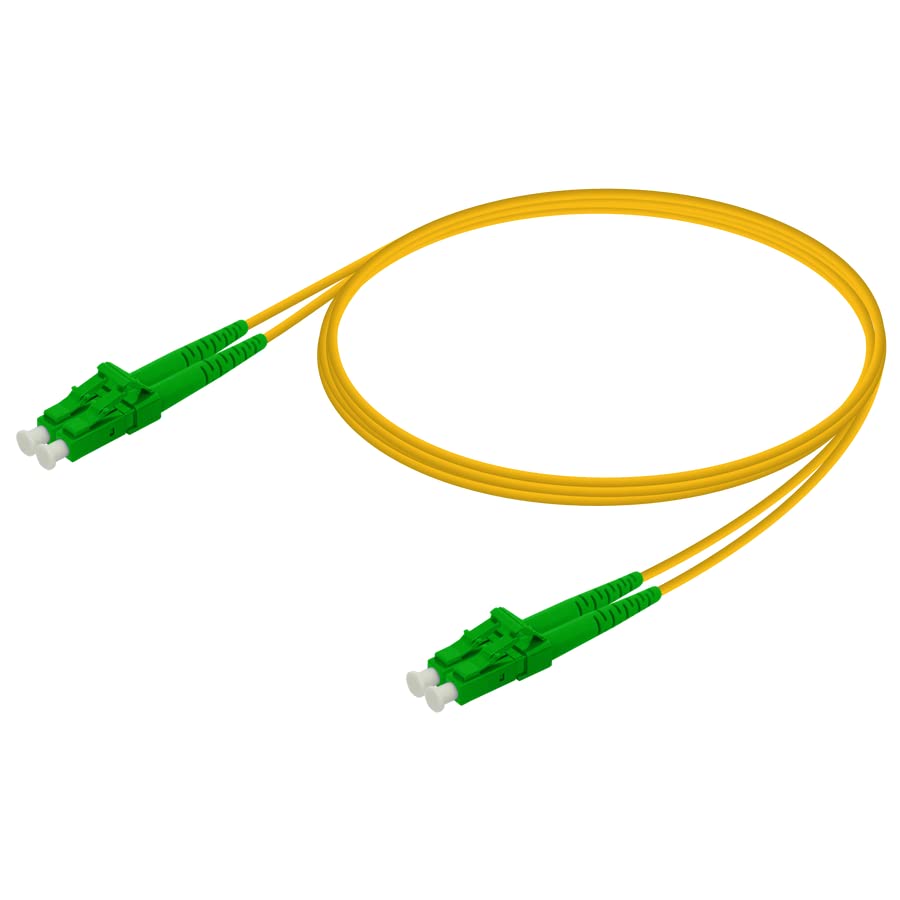 30M - Singlemode Duplex Fiber Optic Cable (9/125) - LC/APC to LC/UPC