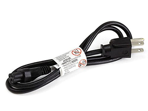 Monoprice 107687 3-Feet 18AWG 3 Prong AC Power Cord Cable for Laptop/Notebook C-5/5-15P Black