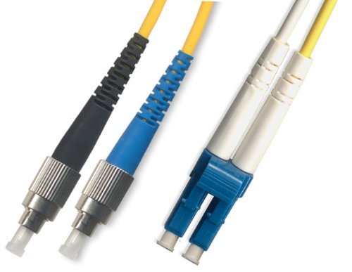 7M Singlemode Duplex Fiber Optic Cable (9/125) - FC to LC