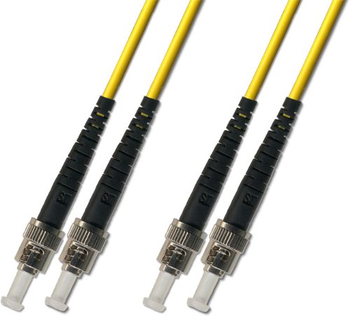 1ft ST to ST Singlemode Duplex Fiber Optic Cable (9/125) 0.3M Meter
