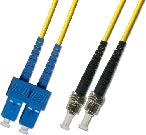 7M - Singlemode Duplex Fiber Optic Cable (9/125) - SC to ST
