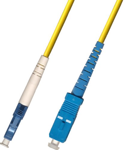 1FT (0.3M) - Singlemode Simplex Fiber Optic Cable (9/125) - LC to SC