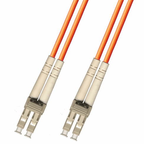 4M LC-LC Duplex Multimode Fiber Optic Cable 62.5/125 Plenum