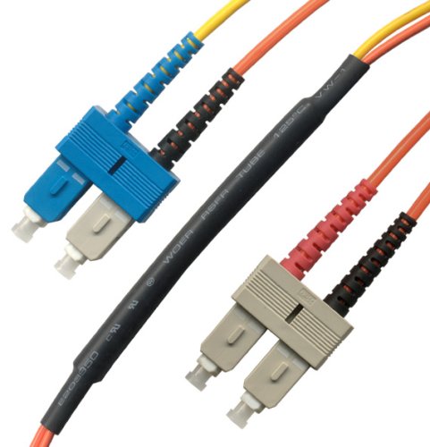 5M SC/SC Mode Conditioning Fiber Optic Cable (9/125-50/125)